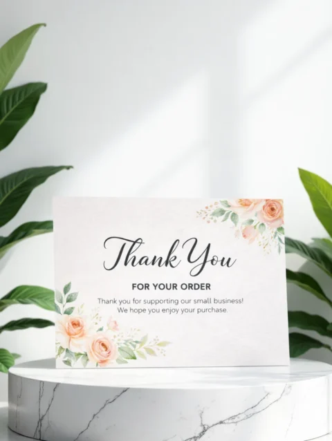 Thankyou card-10 Nos