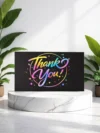 Thankyou Card black